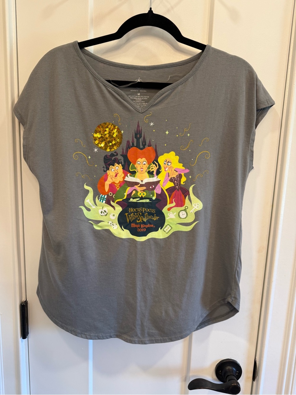 Walt Disney World Hocus Pocus Sequin Graphic Tee